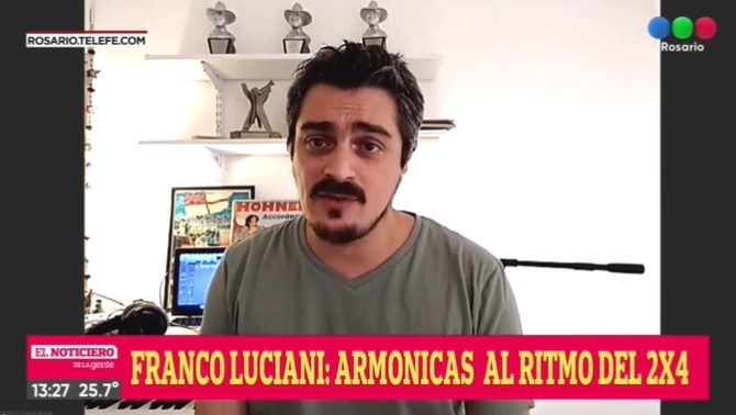 El armoniquista rosarino Franco Luciani presenta “Tango Improvisado” junto a José Colángelo | Espectáculos
