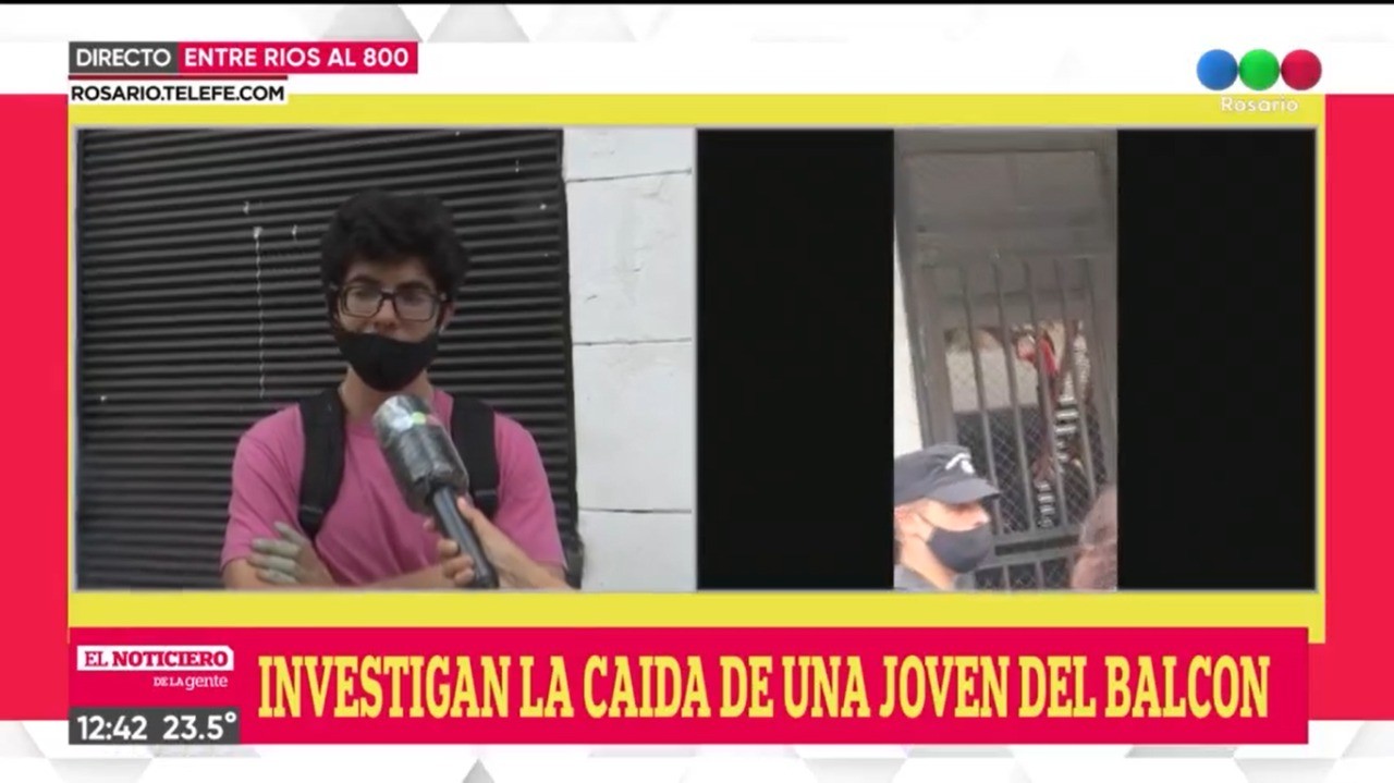 Investigan la caída de una joven desde un tercer piso | Rosario y la región