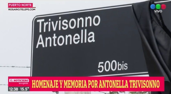 Desde hoy Rosario cuenta con una calle con el nombre “Antonella Trivisonno" | Rosario y la región