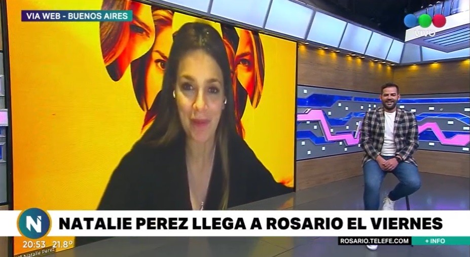 Natalie Pérez salió de gira y llega el viernes a Rosario | Espectáculos