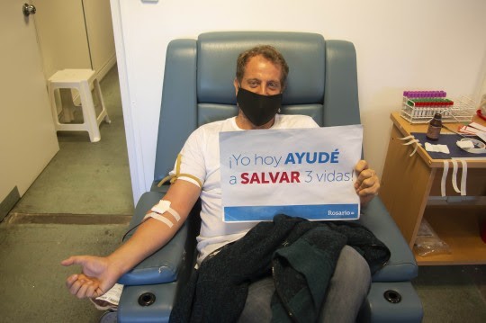 Día Nacional del Donante de Sangre: el municipio realiza una colecta en el Palacio de los Leones | Rosario y la región