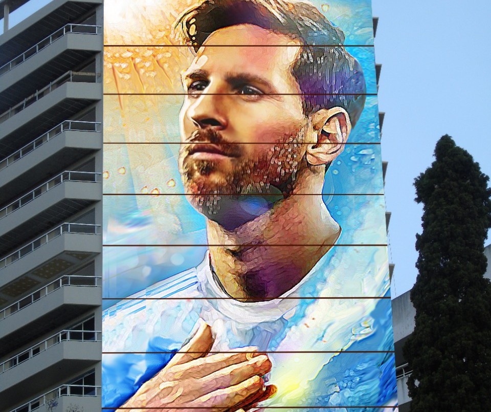 Lionel Messi tendrá un nuevo mural en lo alto, cerca del Monumento a la Bandera | Rosario y la región