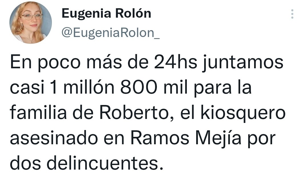 Influencer sanlorencina consiguió dos millones para la familia del kiosquero asesinado | Tecnología