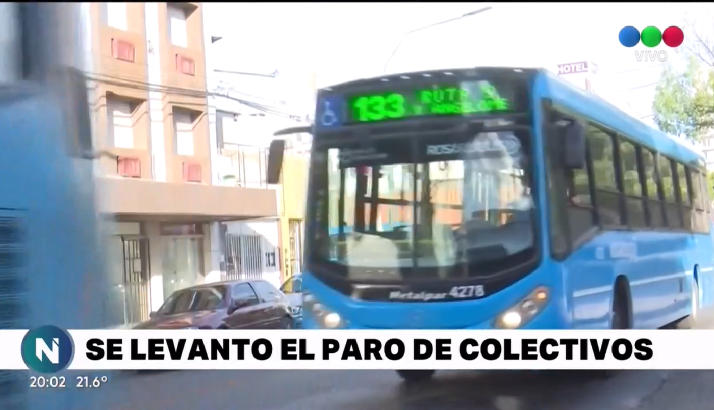 Se levantó el paro de colectivos y circularán con normalidad este viernes | Rosario y la región