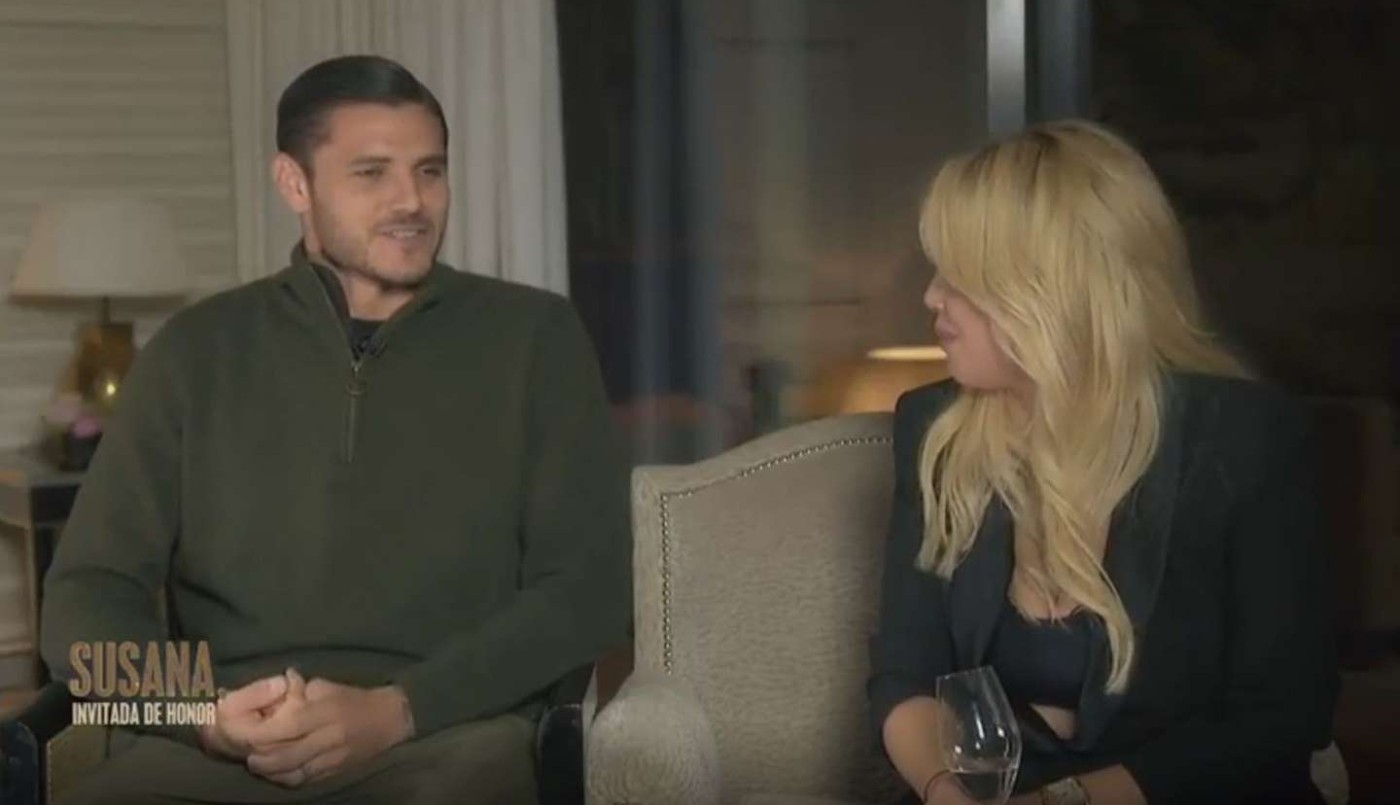 El gesto de Mauro Icardi en la entrevista con Susana que lo delató como infiel | Entretenimiento