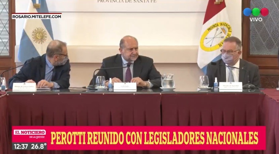 Perotti recibió a legisladores nacionales para analizar políticas de seguridad | Rosario y la región