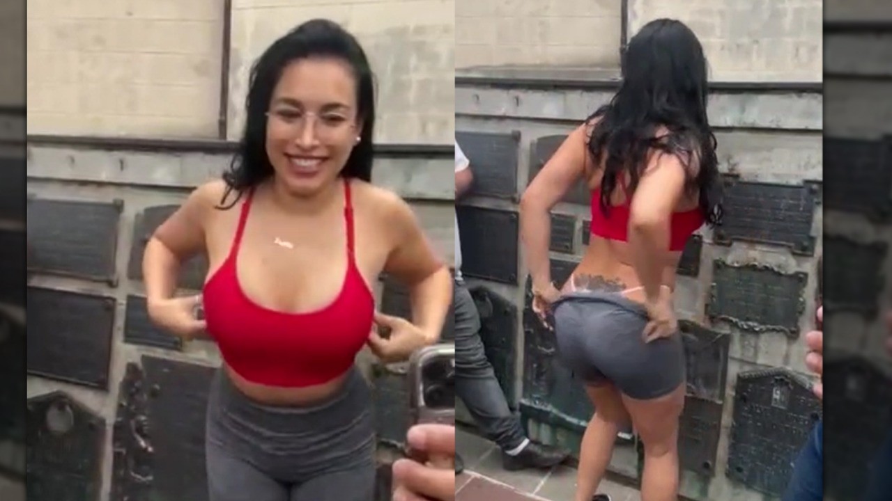 Escándalo en el Monumento: exhibición de actriz porno a plena luz del día | Tecnología