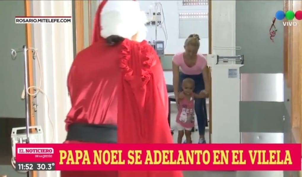 Llegó Papá Noel al Hospital de Niños | Rosario y la región