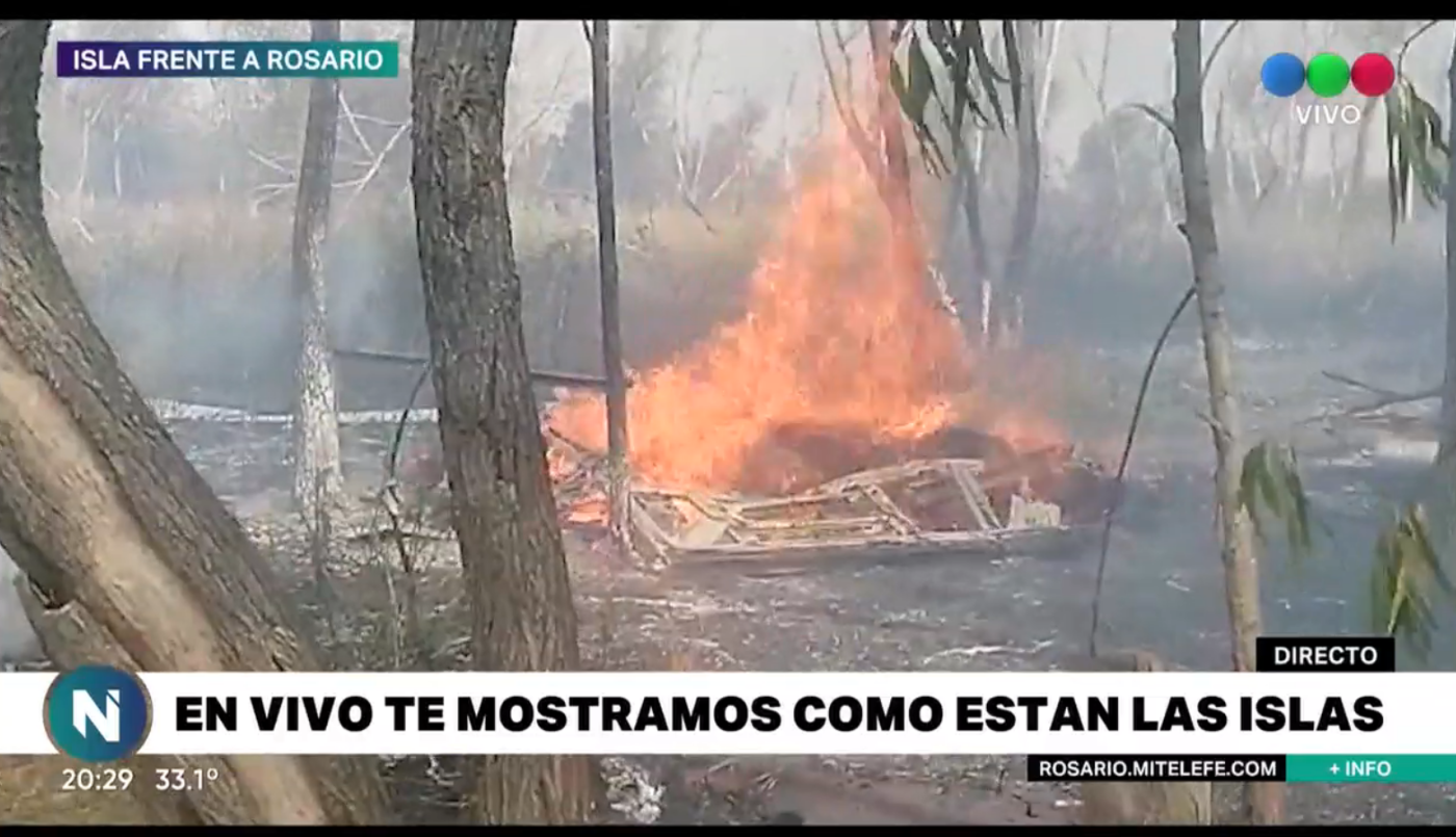 El incendio en las islas en primera persona: “Rogamos que el viento no reviva el fuego” | Rosario y la región