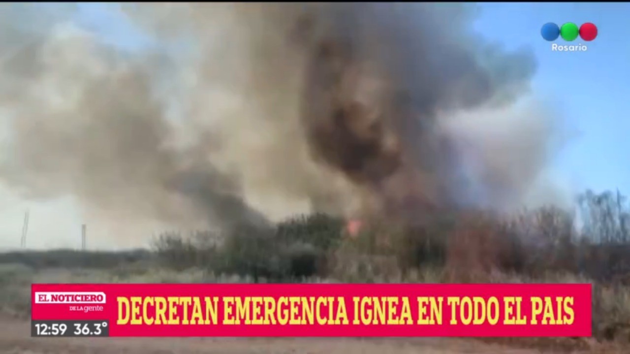 Declararon la emergencia ígnea en todo el país | Información General