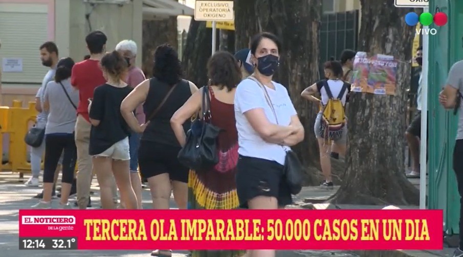 Nuevo récord de contagios: confirman 50.506 casos en las últimas 24 horas | Información General