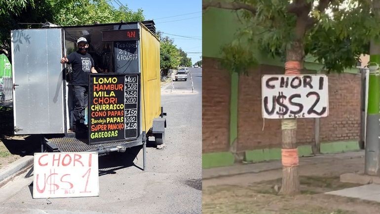 Foto viral: Cansado de subir los precios por la inflación, vende el choripán a 2 dólares | Tecnología