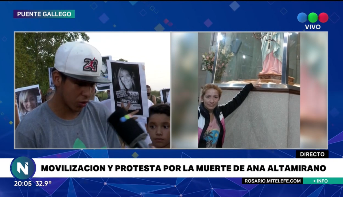 Movilización y protesta por la muerte de Ana Altamirano | Rosario y la región