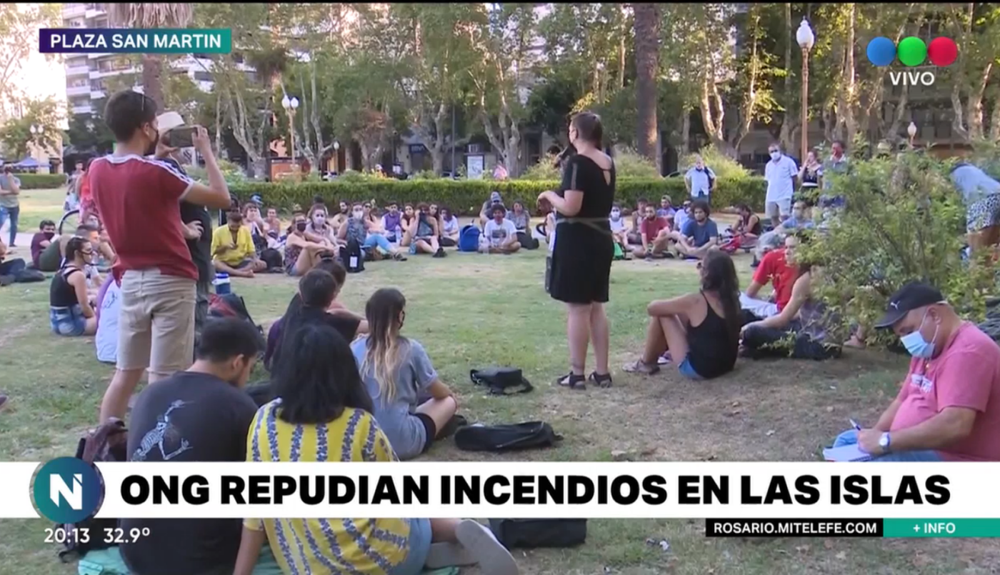 ONGs repudian incendios en las islas: anunciaron cortes y movilizaciones | Rosario y la región
