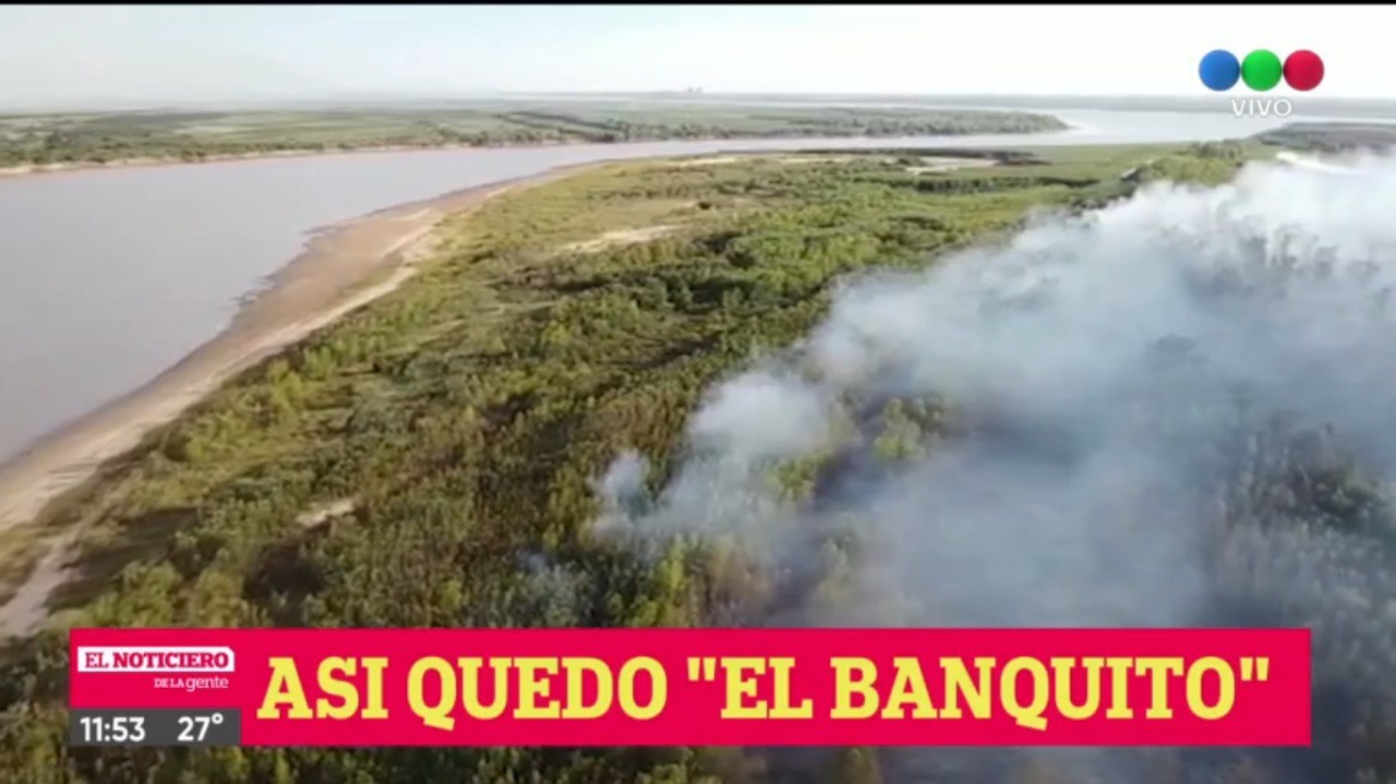 Indignante: así está el banquito de San Andrés por los incendios | Rosario y la región