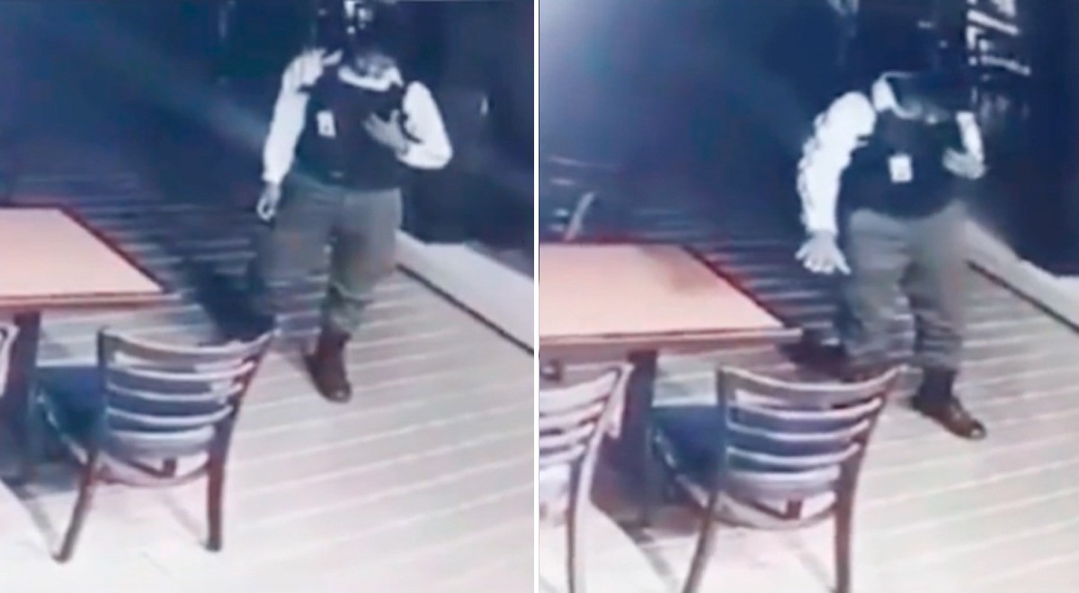 Escalofriante video: guardia fue grabado hablando con el fantasma de una nena | Tecnología