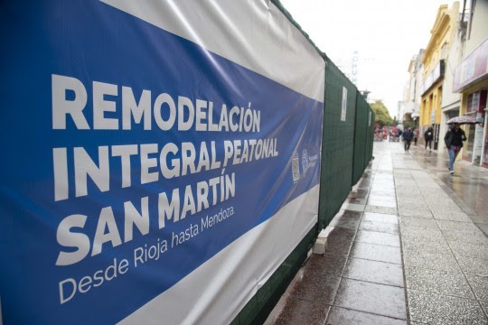 Peatonal San Martín: arrancan los trabajos en el cruce con calle San Luis | Rosario y la región