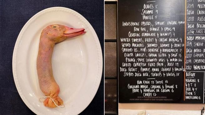 Horror en Instagram por el plato de un restaurante de Londres: "Cuello de pato relleno" | Tecnología