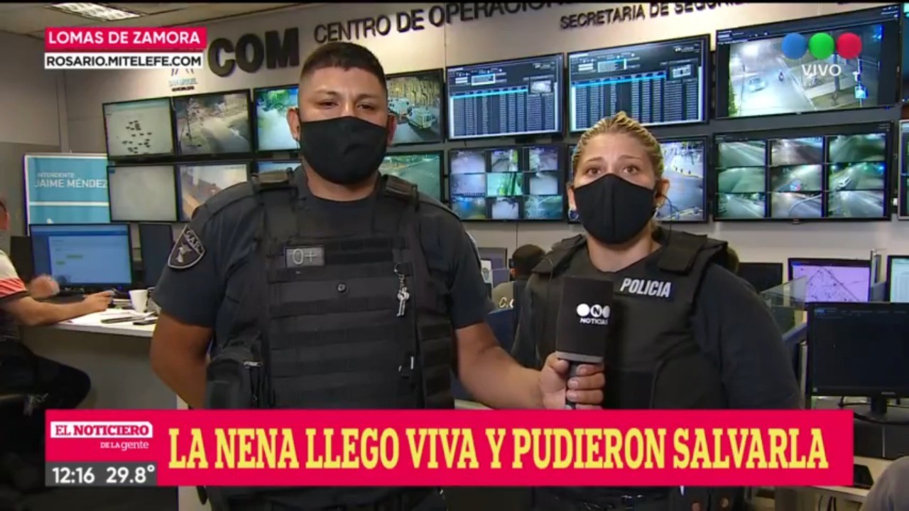 Video: hablaron los policías héroes que le hicieron RCP a una bebé y le salvaron la vida | Información General