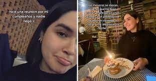 La dejaron plantada en su cumpleaños y personal del bar la acompañaron toda la noche | Información General