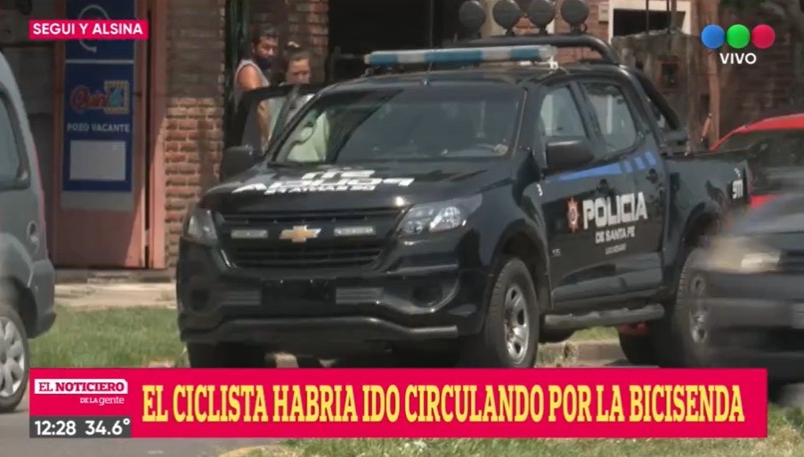 Milagro: un camión atropelló a un ciclista y sólo sufrío heridas leves | Rosario y la región