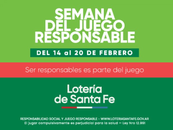 Lotería de Santa Fe anuncia la semana del juego responsable | Servicios