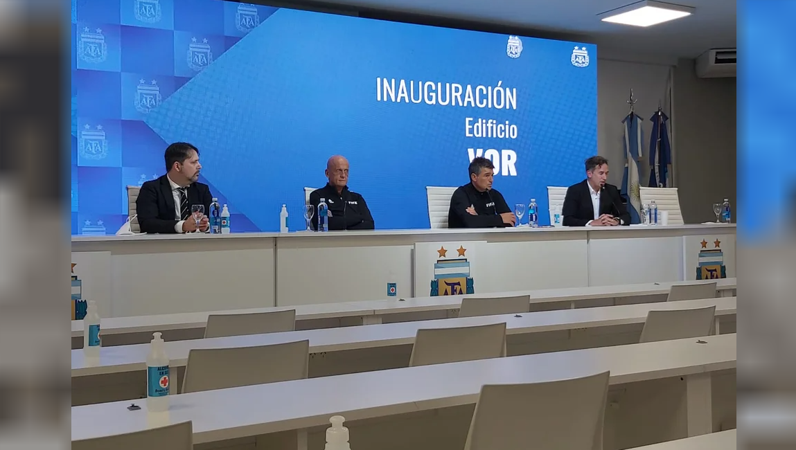 Se viene el VAR: AFA inauguró el Edificio VOR en Ezeiza | Deportes