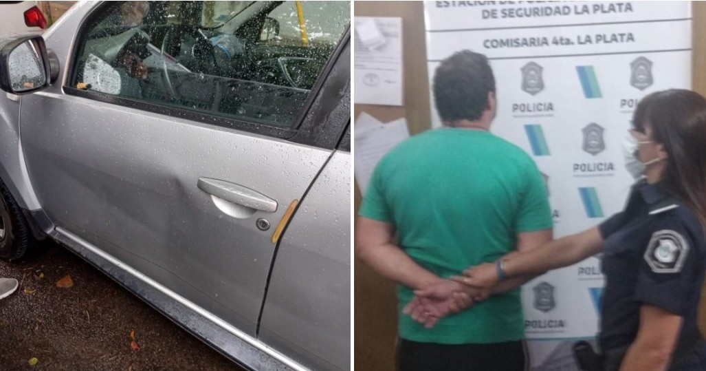 No pudo salir de su casa porque un auto le bloqueaba el garaje: lo dañó a patadas y lo detuvieron | Información General