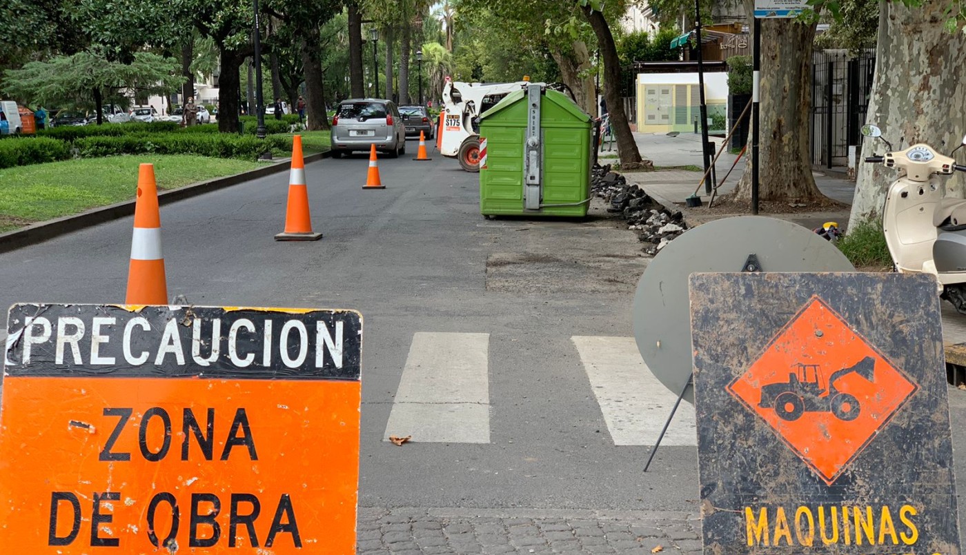 Zona de obra: comenzaron los trabajos en Bv. Oroño | Rosario y la región