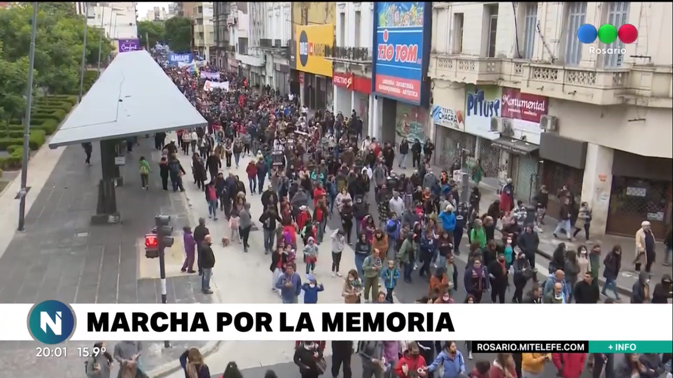Masiva movilización a 46 años del Golpe Cívico Militar | Rosario y la región
