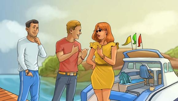 Reto viral: descubrí cuál de ellos es el dueño del yate | Tecnología