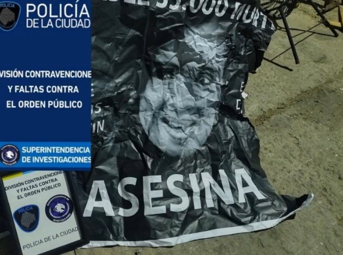 Afiches contra Cristina Kirchner: detuvieron a una persona | Información General