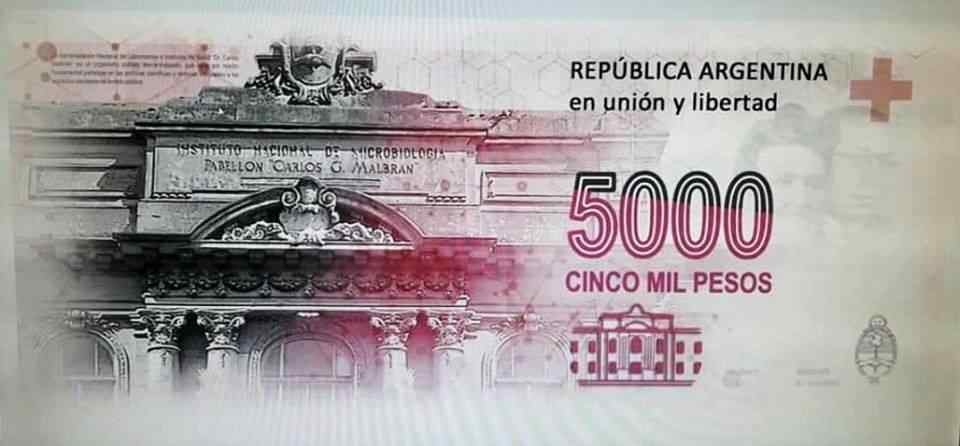 Proponen un nuevo billete de 5 mil pesos con la imagen de dos referentes de la ciencia | Economía y negocios