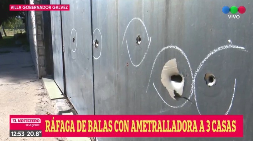 Locura en VGG: balacera, tiros con ametralladora y dos heridos | Rosario y la región