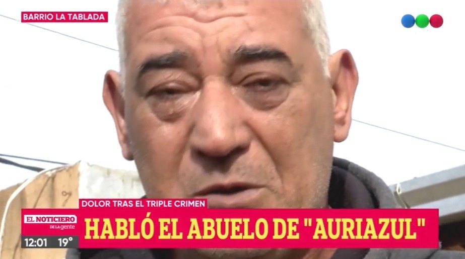 El dolor del abuelo de Auriazul: “A mi nieta la mataron de un tiro en el pecho” | Rosario y la región