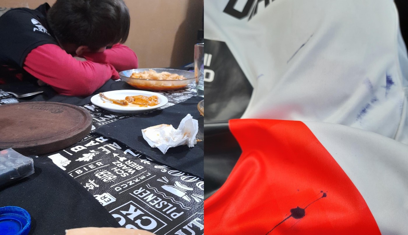 Le regalaron la camiseta de River y sus compañeros se la mancharon porque usa anteojos | Información General