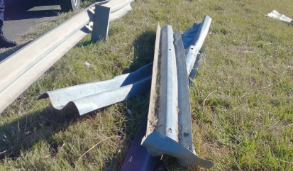 Insólito: fueron detenidos cuando robaban los guardarrails | Información General