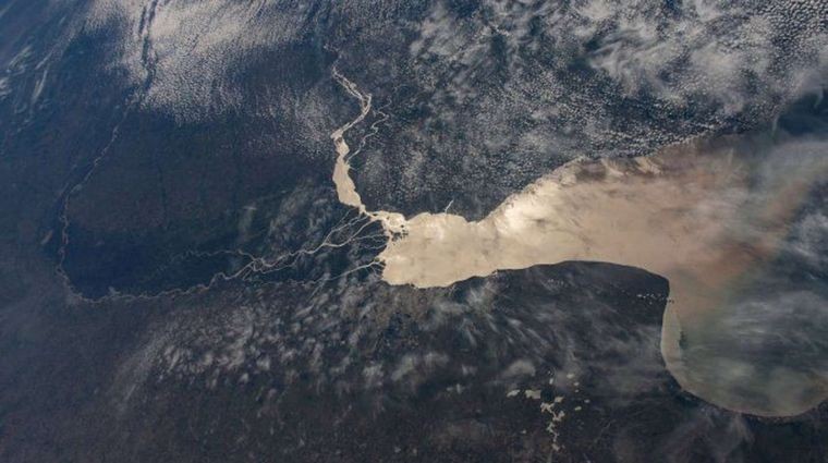 La NASA tomó una foto del Río de la Plata y se volvió viral | Tecnología