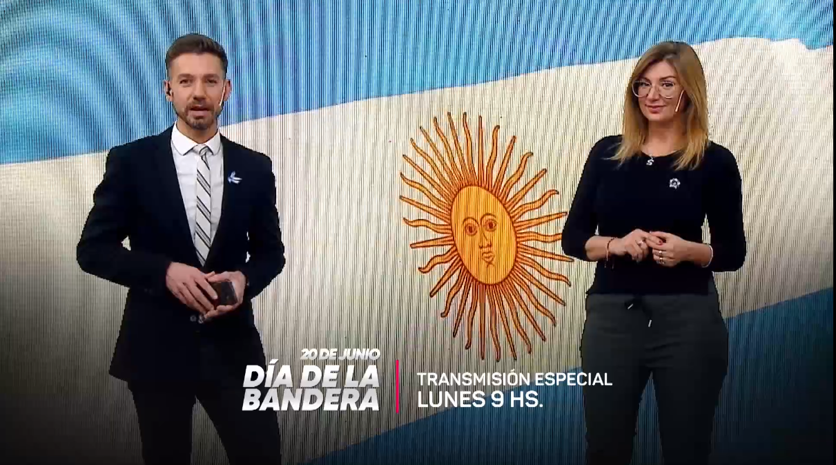El Día de la Bandera se vive por Telefe Rosario | Entretenimiento