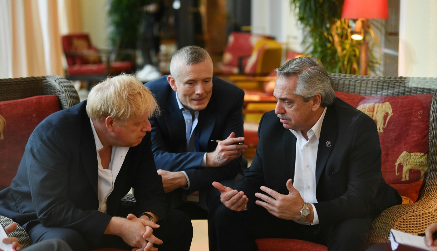 Alberto Fernández le reclamó a Boris Johnson retomar la negociación por Malvinas | Política