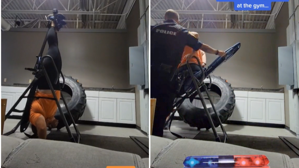 Video: quedó atrapada en una máquina del gimnasio y llamó al 911 | Tecnología