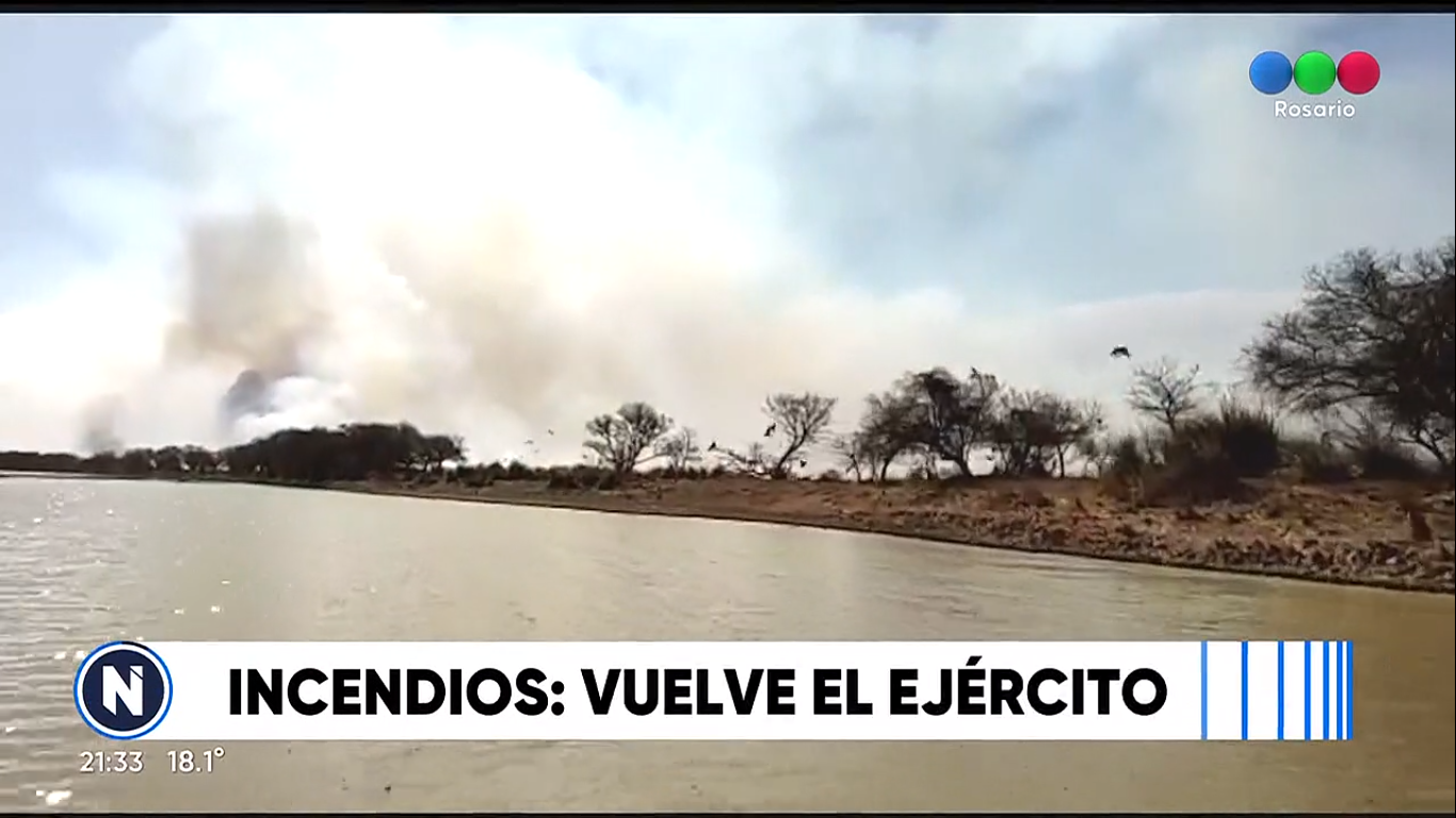 Incendios: vuelve el Ejército Argentino al Comando de Alvear | Rosario y la región