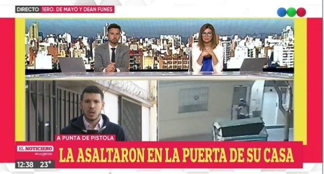 Robo a punta de pistola en la puerta de su casa | Rosario y la región