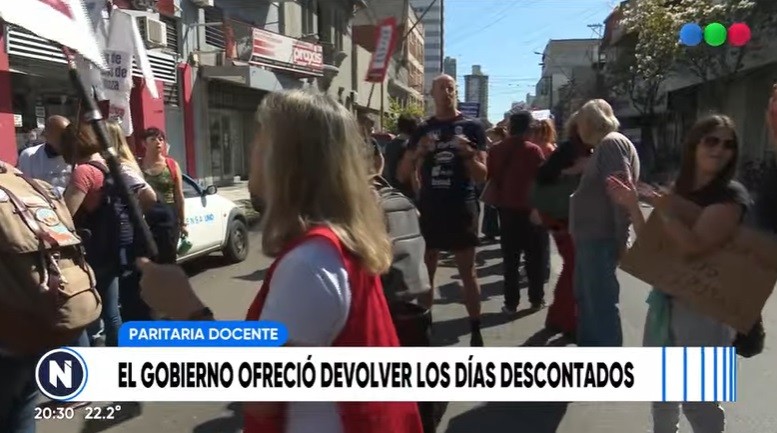 Conflicto docente: el gobierno propuso devolver descuentos por días de paro | Rosario y la región