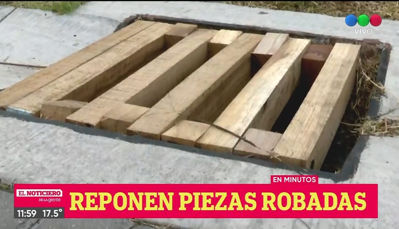 Reponen las tapas de bocas de tormenta robadas en Puerto Norte | Rosario y la región