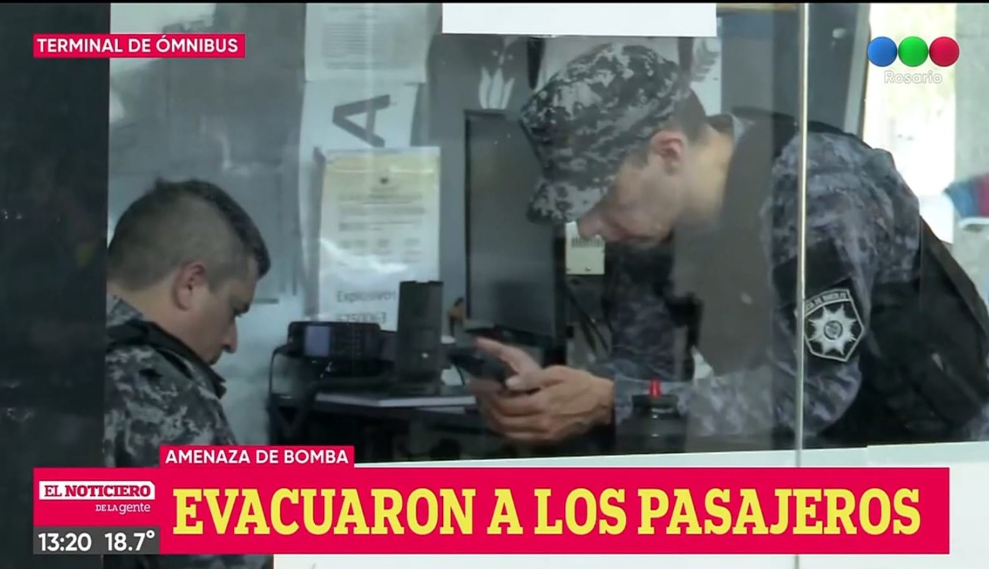 Amenaza de bomba en la terminal de ómnibus de Rosario | Rosario y la región