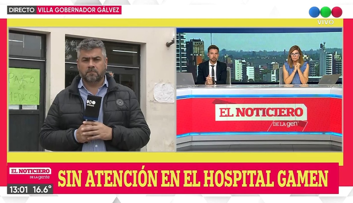 Paro por tiempo indeterminado en el Hospital  Gamen | Rosario y la región