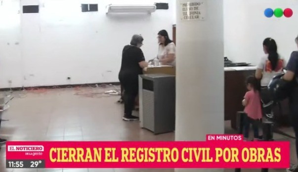 Restringen la atención en la oficina central del Registro Civil | Rosario y la región