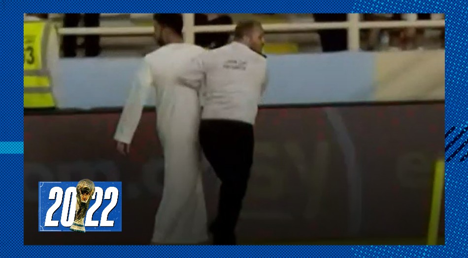 Tres hinchas ingresaron al entrenamiento de la Selección en Abu Dhabi | Deportes