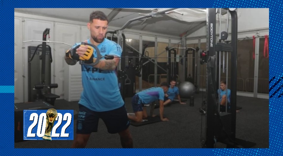 Ya en Qatar: la Selección Argentina realizó su primer entrenamiento | Deportes